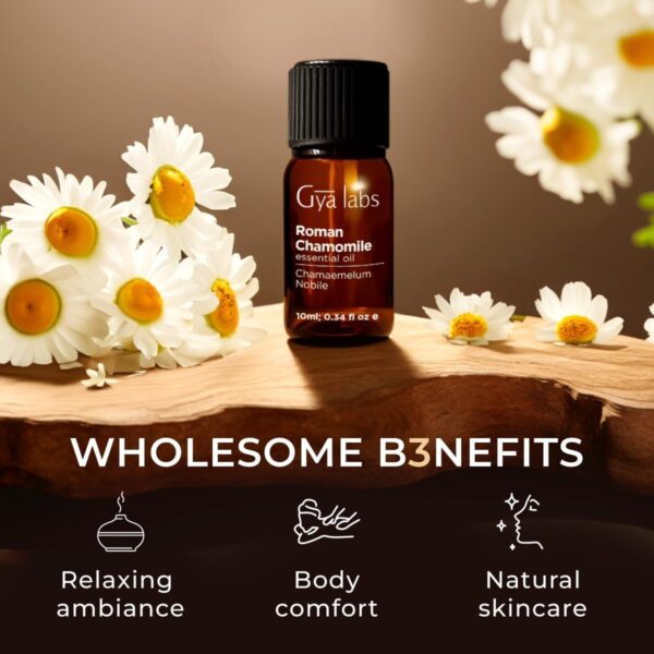 Chamomile Essential Oil Bottle – 100% Pure & Therapeutic Grade