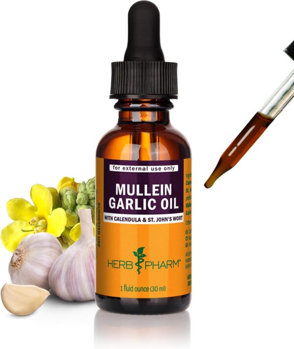 Herb Pharm Mullein Garlic Herbal Oil