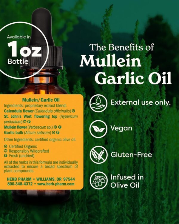 Natural Ear Oil | Mullein, Calendula & Garlic Extract - Image 7