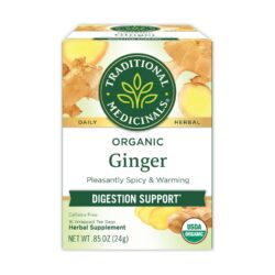 Traditional Medicinals Organic Ginger Tea 16 Bags - Soothing Herbal Tea