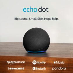 Amazon Echo Dot with music streaming and smart home control