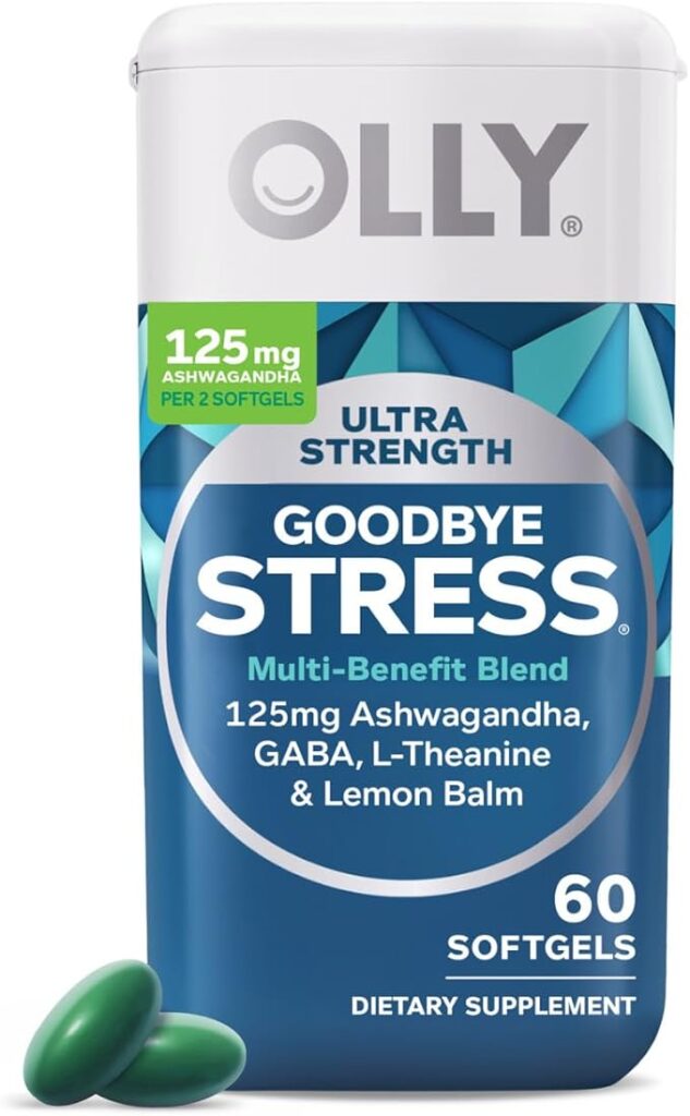 OLLY Ultra Goodbye Stress Softgels, 60ct